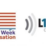 Logos for the Better Together Film Festival, ListenFirst Coalition, Bridge Entertainment Labs and National Week of Conversation