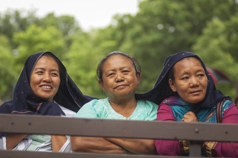 Three women